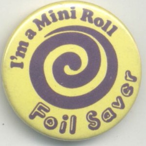 Cadbury's Mini Roll Foil Saver
