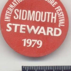 Sidmouth Folk Festival 1979 steward